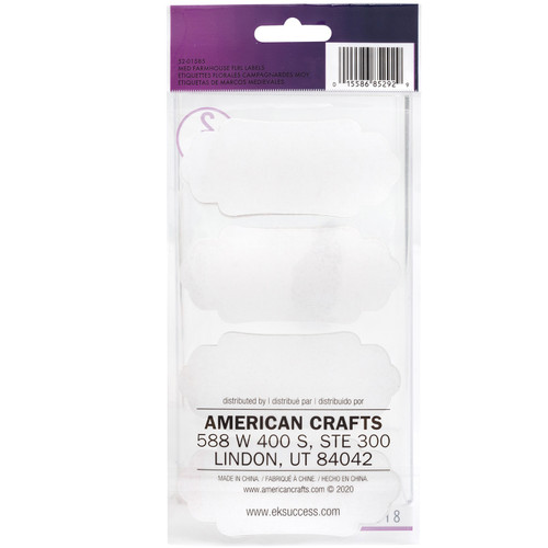 3 Pack - Sticko Flat Stickers-Medium Farmhouse Floral Labels, 8/Pkg - 5201585