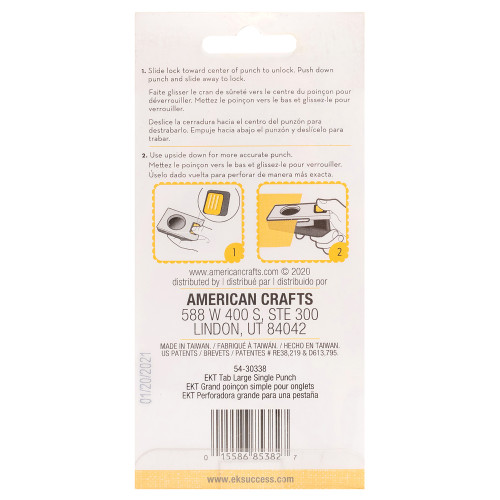 EK Tools Large Punch-Tab - 54-30338