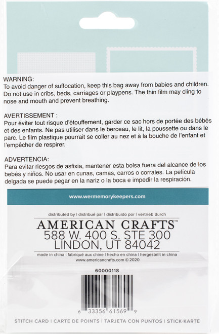 We R Memory Keepers Revolution Dies-Card Front Stitch Grid - 60000118 We R Memory Keepers Revolution Dies-Card Front Stitch Grid - 60000118