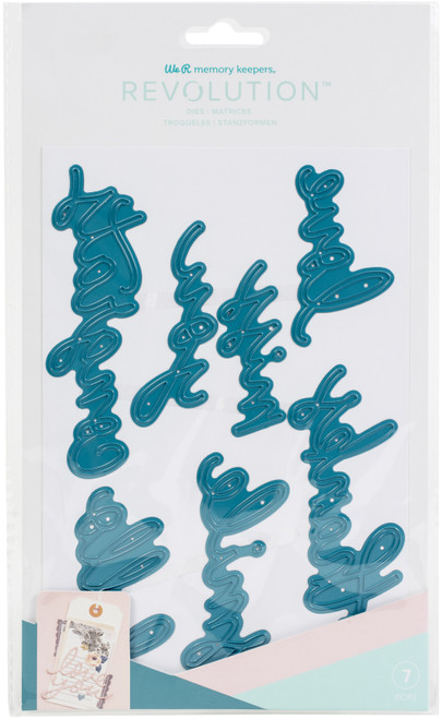 We R Memory Keepers Revolution Dies-Script Words - 60000120 - 633356615712 We R Memory Keepers Revolution Dies-Script Words - 60000120 - 633356615712