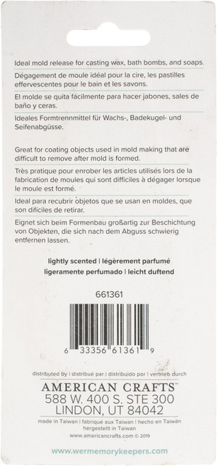 2 Pack - We R Memory Keepers Mold Press Release Powder- - 661361