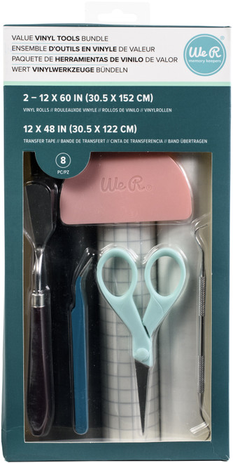 We R Memory Keepers Value Vinyl Tool Bundle-8 Pieces - 60000053 - 633356615019