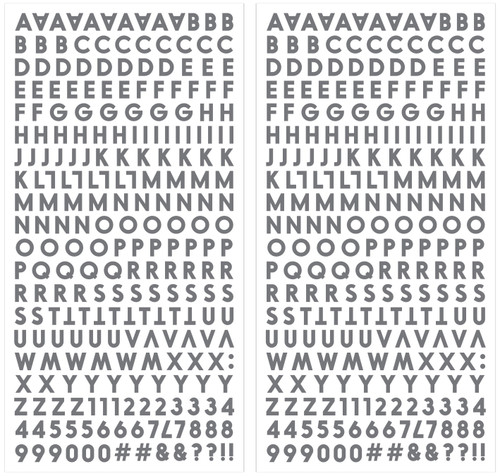 3 Pack - We R Mold Press Alpha Thickers-Small - 661363 3 Pack - We R Mold Press Alpha Thickers-Small - 661363