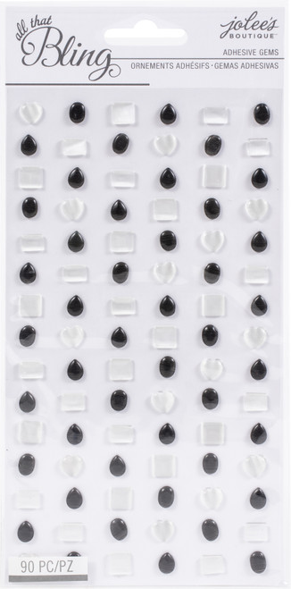 3 Pack - Jolee's Boutique Bling Embellishments-Assorted Shapes - 8601030 - 015586010305