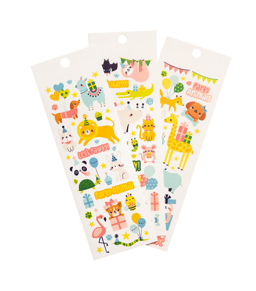 3 Pack - Sticko Sticker Pack-Party Animal, 88/Pkg - STISP-98883 - 015586988833