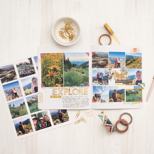 Heidi Swapp Storyline Chapters Photo Paper 8.5"X11" 12/Pkg-Matte - HS315560