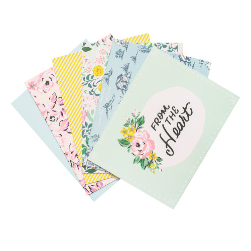 American Crafts A2 Cards W/Envelopes (4.375"X5.75") 40/Box-Maggie Holmes Garden Party - MH004905
