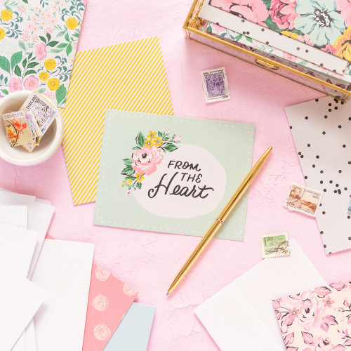 American Crafts A2 Cards W/Envelopes (4.375"X5.75") 40/Box-Maggie Holmes Garden Party - MH004905 American Crafts A2 Cards W/Envelopes (4.375"X5.75") 40/Box-Maggie Holmes Garden Party - MH004905