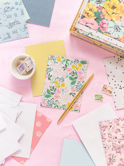 American Crafts A2 Cards W/Envelopes (4.375"X5.75") 40/Box-Maggie Holmes Garden Party - MH004905 American Crafts A2 Cards W/Envelopes (4.375"X5.75") 40/Box-Maggie Holmes Garden Party - MH004905