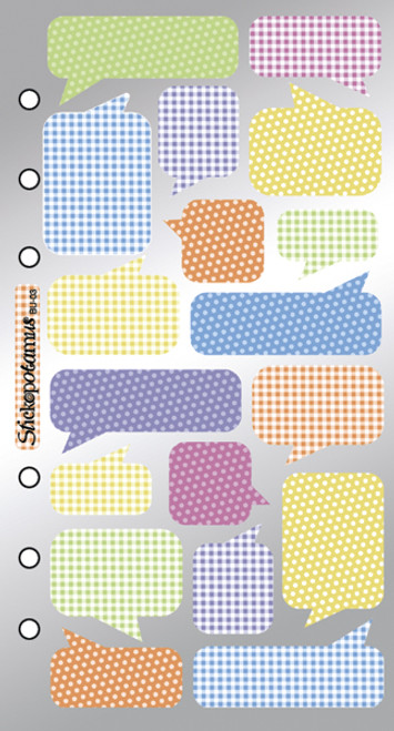 Sticko Stickers-Pattern Captions - SPBU03