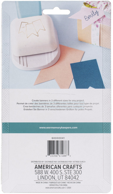 We R Memory Keepers 3-In-1 Punch-Banner - 60000041 We R Memory Keepers 3-In-1 Punch-Banner - 60000041
