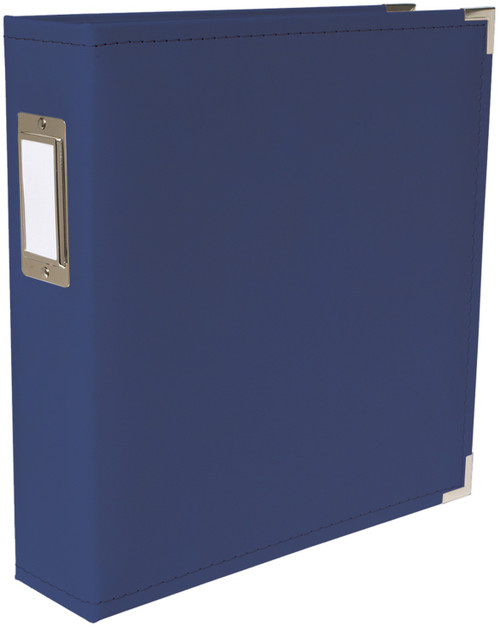 We R Classic Leather D-Ring Album 8.5"X11"-Cobalt - WRRING8-102 - 633356615514