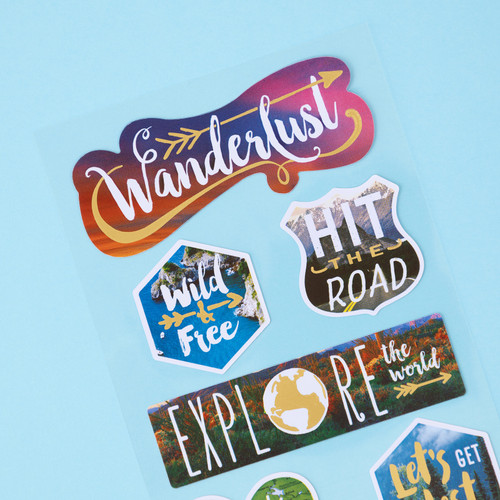 Sticko Tiny Stickers-Wanderlust - 8600125 Sticko Tiny Stickers-Wanderlust - 8600125