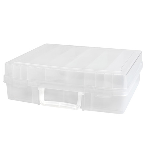 We R Washi Translucent Plastic Storage Bin-14"X13"X4.375" Case - WR661313 We R Washi Translucent Plastic Storage Bin-14"X13"X4.375" Case - WR661313