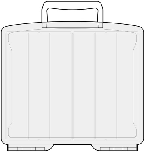 We R Washi Translucent Plastic Storage Bin-14"X13"X4.375" Case - WR661313 We R Washi Translucent Plastic Storage Bin-14"X13"X4.375" Case - WR661313