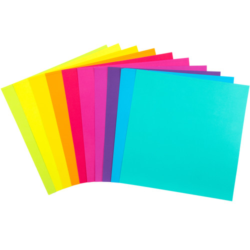 Colorbok Textured Cardstock Pad 12"X12" 30/Pkg-Bright Days - 61187