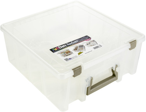 ArtBin Super Satchel Double Deep-15.25"X14"X6.25" Translucent - 6990AB - 071617008680