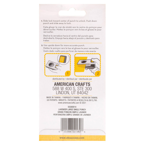 EK Tools Large Punch-Lavender - 55300014