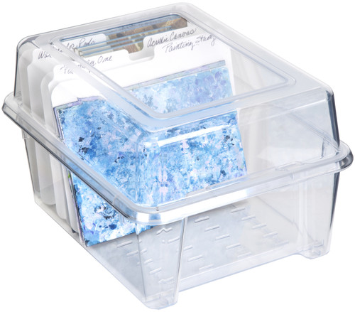ArtBin Card & Photo Storage Box-4"X8.25"X1" Clear - 6841AG