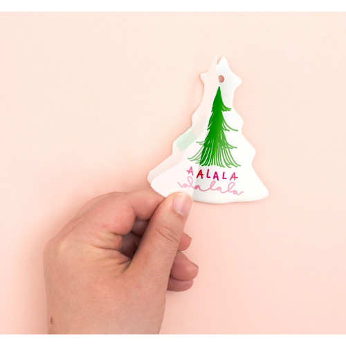 We R Heat Transfer Blank-Tree Ornament 2/Pkg - WR660382