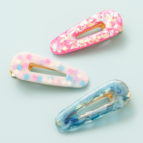 American Crafts Color Pour Resin Mold-Barrette - 359698