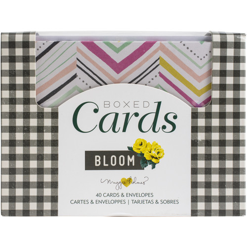 American Crafts A2 Cards W/Envelopes (4.375"X5.75") 40/Box-Maggie Holmes Bloom - 378476 - 718813784764