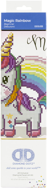 Diamond Dotz Diamond Art Kit 9"X9"-Magic Rainbow - DD3033 - 4895225914937