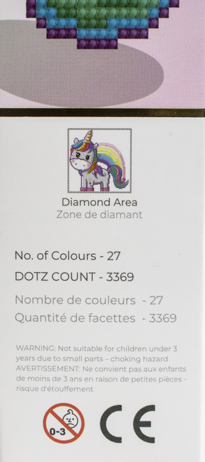 Diamond Dotz Diamond Art Kit 9"X9"-Magic Rainbow - DD3033