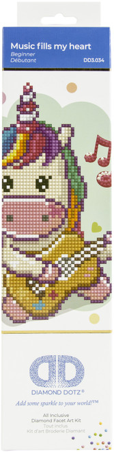 Diamond Dotz Diamond Art Kit 9"X9"-Magic Fills My Heart - DD3034 - 4895225914944