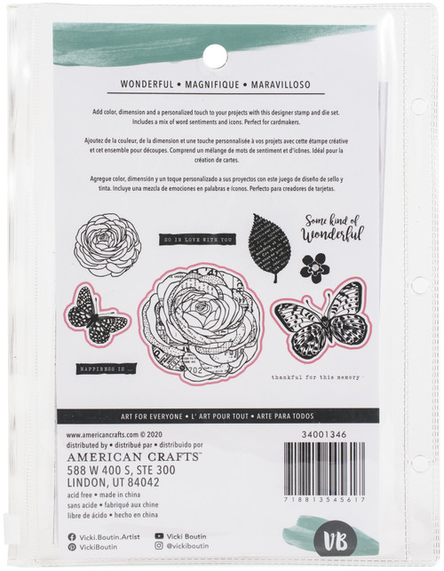 Vicki Boutin Storyteller Stamps & Dies-Wonderful - VB001346