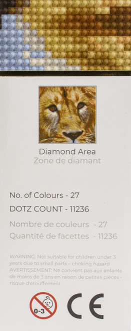 Diamond Dotz Diamond Art Kit 12"X12"-Serengeti Magic - DD5076