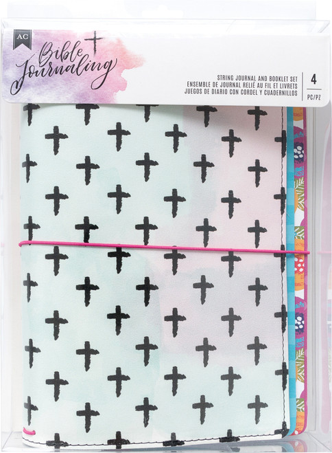 American Crafts Bible Journaling String Journal-Cross - 92495 - 718813924955