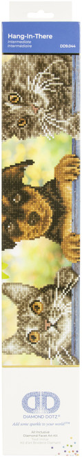 Diamond Dotz Diamond Art Kit 31"X11"-Hang In There - DD9044 - 4897073248684