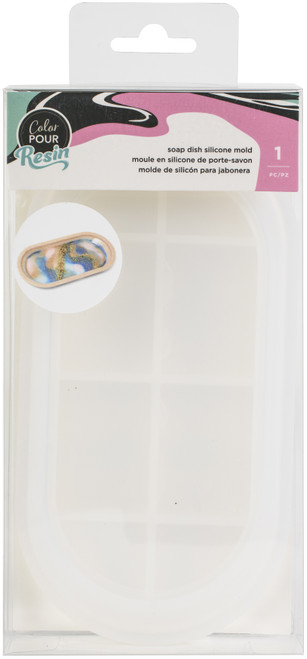 American Crafts Color Pour Resin Mold-Soap Dish - 34002260 - 718813535960