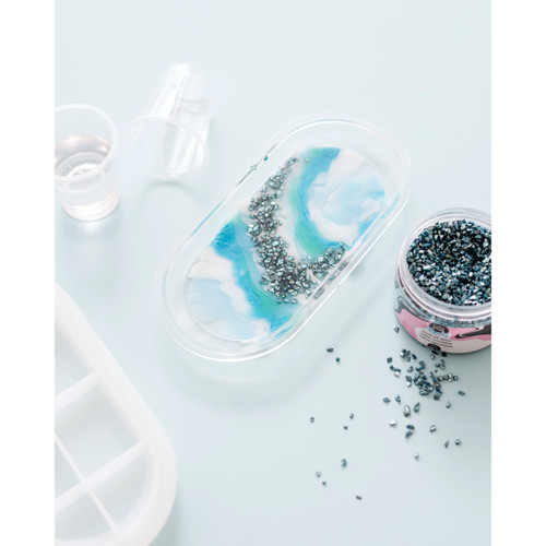 American Crafts Color Pour Resin Mold-Soap Dish - 34002260