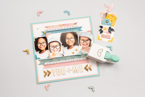 We R Memory Keepers Embossing Punch-1" Photo Corners - WR663157 We R Memory Keepers Embossing Punch-1" Photo Corners - WR663157