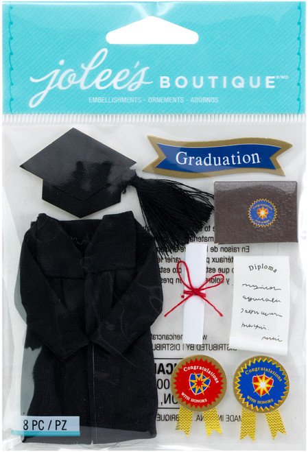 Jolee's Boutique Stickers-Graduation - SPJB034 - 015586549256