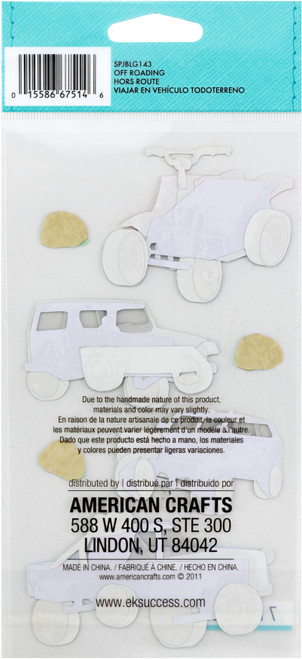 Jolee's Le Grande Dimensional Stickers-Off Roading - SPJBLG-143