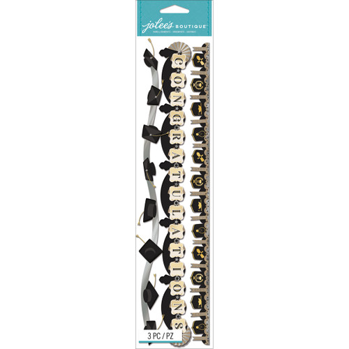 Jolee's Boutique Dimensional Stickers-Graduation - E5000702