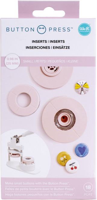 We R Memory Keepers Button Press Inserts-Small (25mm) - WR661071 - 633356610717
