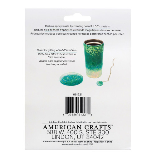 We R Spin It Epoxy Mold 3/Pkg-Coaster - WR661221
