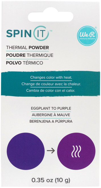 We R Memory Keepers Spin It Specialty Powder-Thermal Eggplant To Purple - WRSPPW-162 - 633356611622