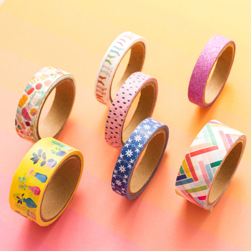 Damask Love Write At Home Washi Tape 8/Pkg- - DM355279 Damask Love Write At Home Washi Tape 8/Pkg- - DM355279