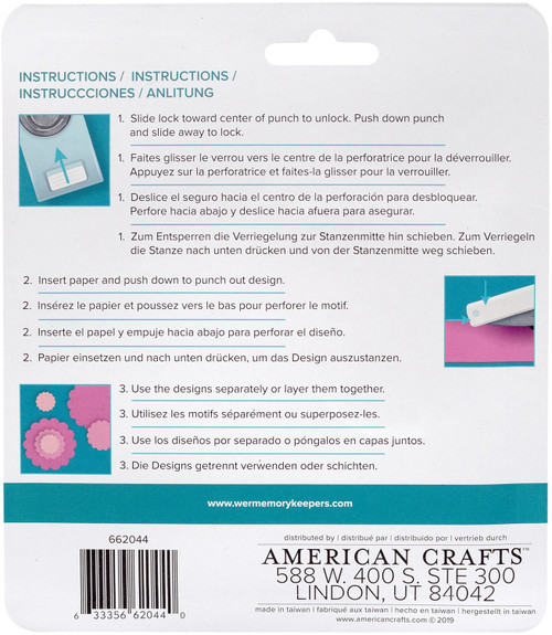 We R Memory Keepers Layering Punches 3/Pkg-Scallop Circles - WR662044