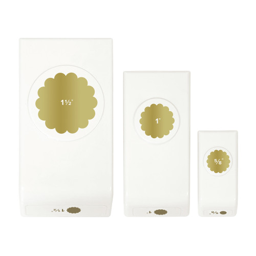 We R Layering Punches 3/Pkg-Scallop Circles - WR662044