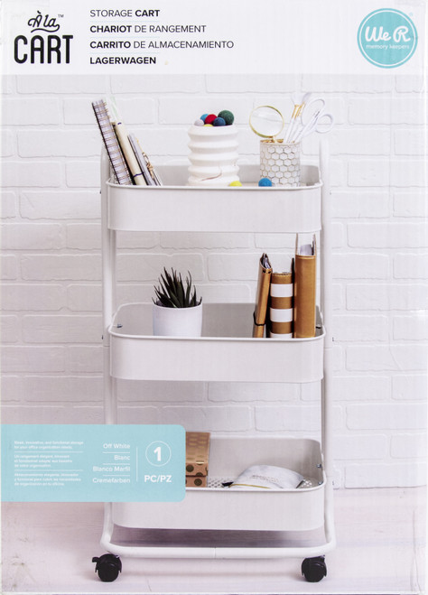 We R Storage Cart -Off White - WR661315 - 633356613152