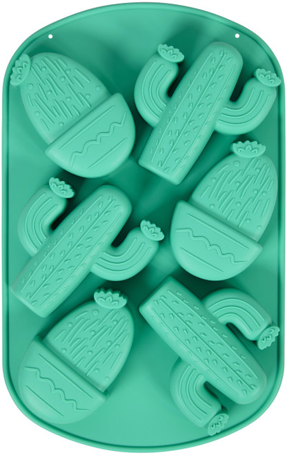 Wilton Silicone Mold-Cactus Party, 6 Cavity - W50414