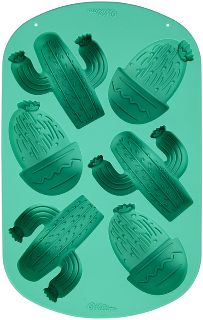 Wilton Silicone Mold-Cactus Party, 6 Cavity - W50414 Wilton Silicone Mold-Cactus Party, 6 Cavity - W50414