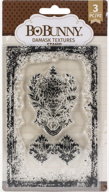 BoBunny Clear Stamps 4"X6"-Damask Texture - 7311146 - 665573111463