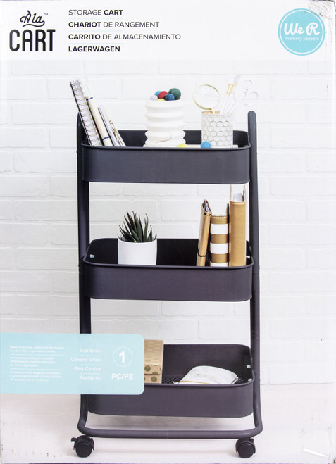 We R Storage Cart-Burnt Ash - WR661317 - 633356613176